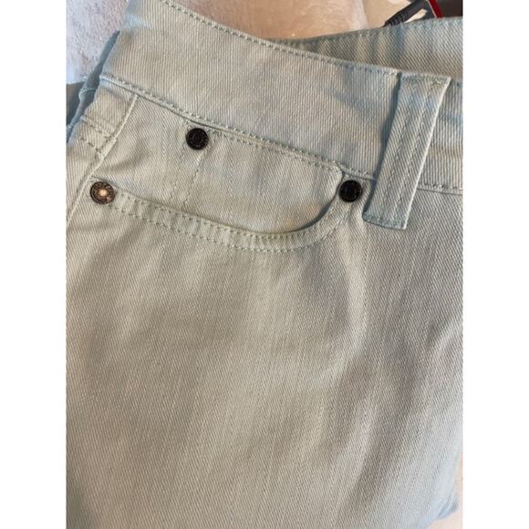 Talbots Size 4 Simply Flattering 5 Pocket Mint Green Stretch Denim Jeans - Picture 3 of 5